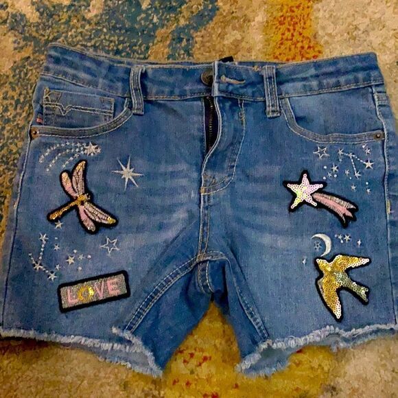 Girls Denim Shorts   - Picture 1 of 2